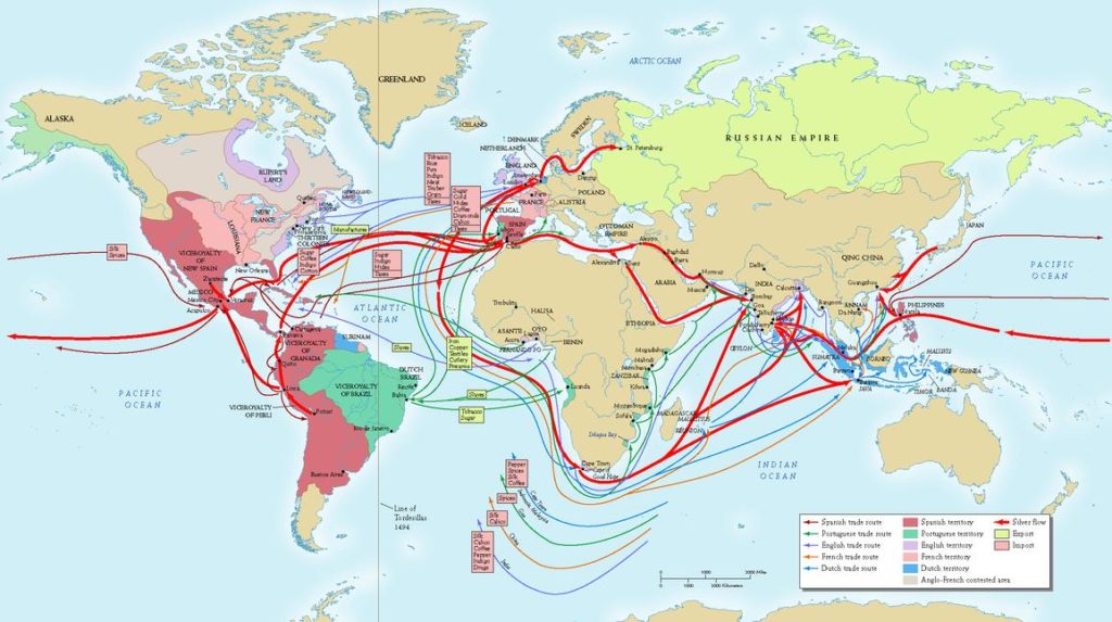 Colonialism Peoples Cultures Of The World   ColonyTradeRoutes 1024x573 